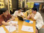 Team members doing data collection in Jiangsu and Fujian provinces