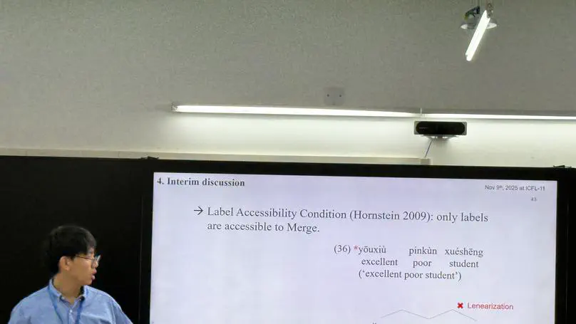 Xiangyu Li at ICFL-2025