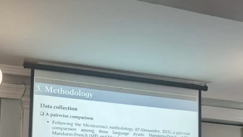 Zetao Xu at Heritage Language Syntax 6