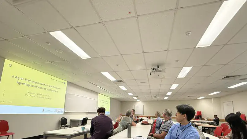 Xiangyu Li and Prof Victor Pan at ALS 2025