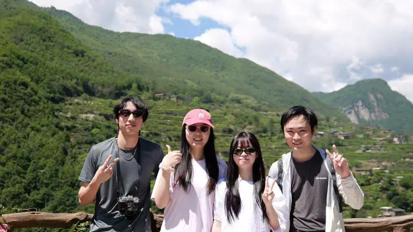 Team members doing fieldwork for Qiangic languages!