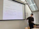 Invited talk of Chenghao Hu at Leiden University